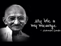 Mahatma, the great man himself.......